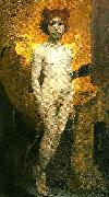 Carl Larsson amor mercurius Spain oil painting artist